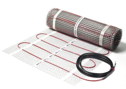 DEVI Varmemåtte DTIF-150, 1350W, 0,5x18 m (9 m²), med følerrør