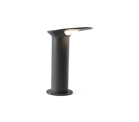 Lotus havelampe H35 cm 1 x COB LED 18W - Mørkegrå
