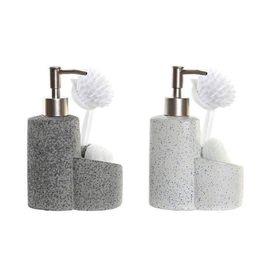 Sæbedispenser DKD Home Decor Køkken 2 enheder (12,5 x 9,5 x 18,5 cm) (400 ml)
