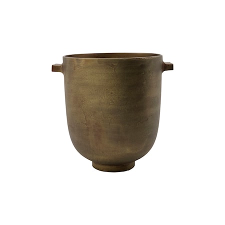 Plantekasse Foem Antik Messing 20 cm