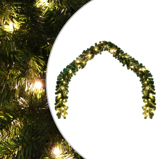 vidaXL juleguirlande med LED-lys 20 m