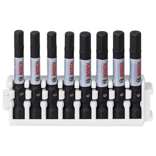 Bosch Bitssæt Impact 4xh5-h6 50mm 8stk - 2608522332