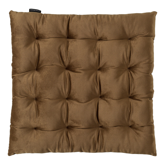 SINNERUP Velour siddehynde 38x38 cm (BRUN, ONESIZE)