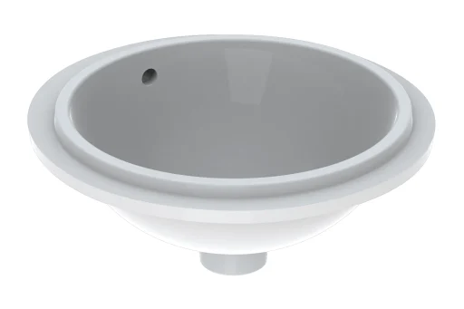 Geberit VarfiForm håndvask rund m/overløb Ø33 cm, med KeraTect