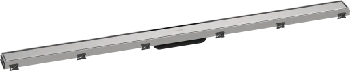Hansgrohe Raindrain Match afløbsrende, fliser, 1200 mm, børstet rustfrit stål