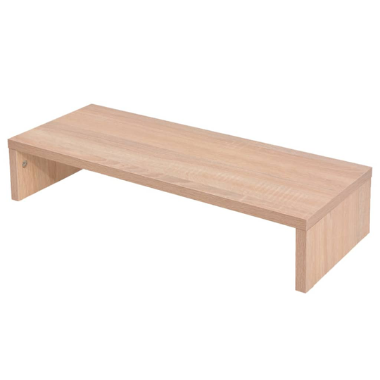 vidaXL skærmstander i spånplader 60x23,5x12 cm beige