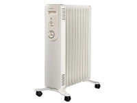 ADAX Oliefyldte gulvradiator 230V med termostat og 3 effekttrin, Nova 20 800W-1200W-2000W, H650 / L470 / D300 MM