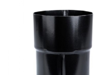 Sort Stål rørsamlemuffe 90mm - Sort arkitekt rørsamlemuffe 90mm - tages ikke retur