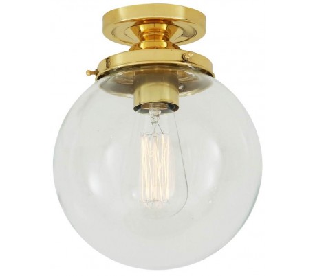 Riad Kugleplafond Ø20 cm 1 x E27 - Poleret messing