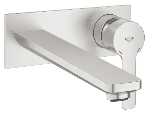 Grohe Lineare 2-huls håndvaskbatteri L (Supersteel)