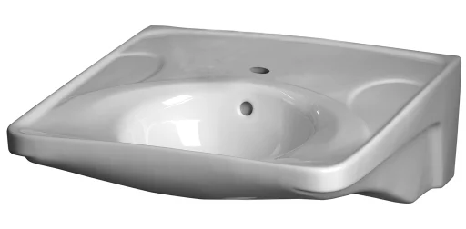 GBG 740-1 Rehab vask hvid med hanehul