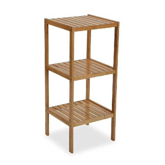 Badeværelse reol Versa Bambus (33 x 80 x 34 cm)
