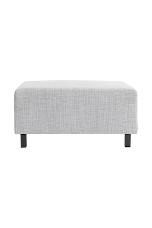 Puf Light Grey 85x60x44 cm