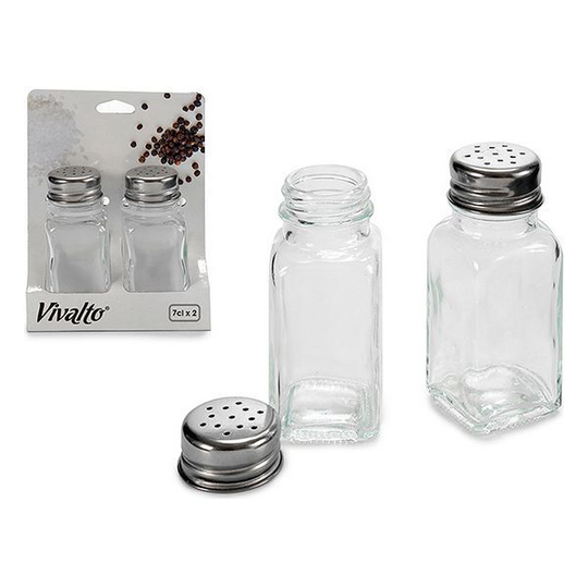 Salt og Peber-sæt Krystal (2 Dele)