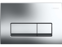 Geberit bejt.plade Delta50 - 246x164x26mm tryktaste krom