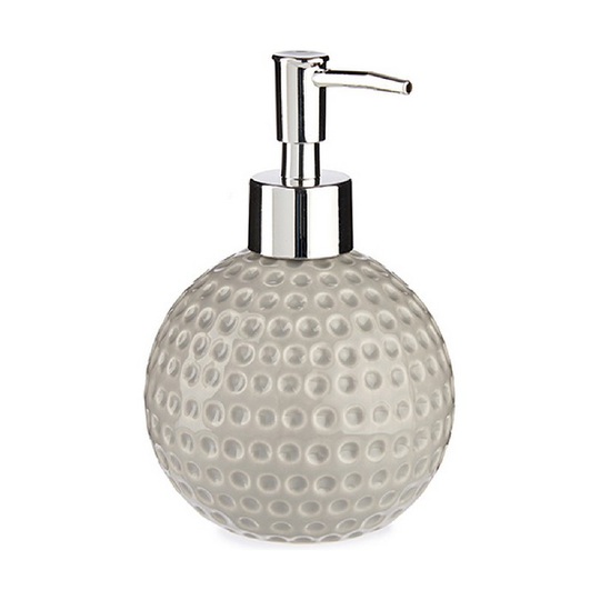 Sæbedispenser Golf Keramik Grå Metal (300 ml)