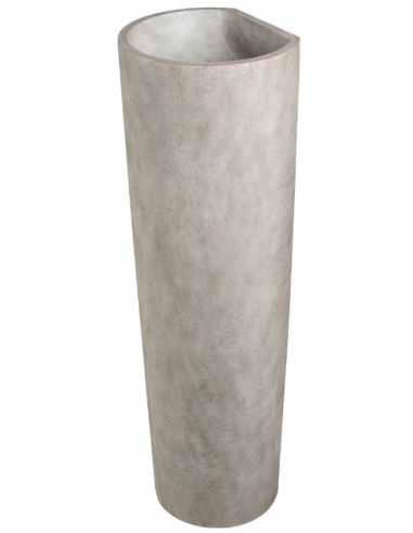 Ideavit Evo gulvmonteret håndvask H90 cm Beton - Betongrå
