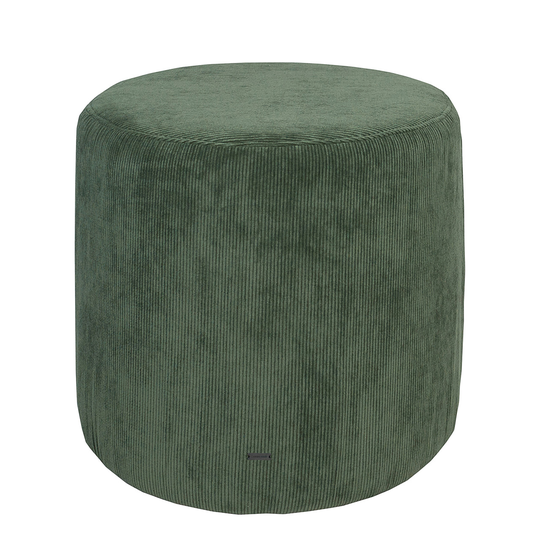 SINNERUP Fløjl høj puf H38 cm (MØRK GRØN, ONESIZE)