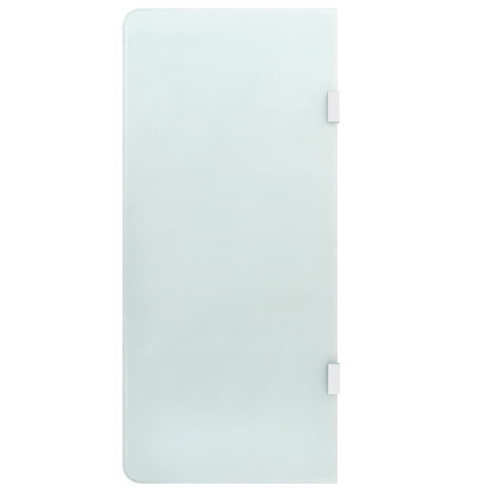 vidaXL vægophængt urinalafskærmning 90 x 40 cm hærdet glas