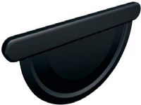 Prefa endebund 333 mm sort - RAL9005 - ERSTATTES 275823402