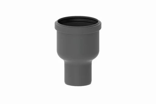 Unidrain 2412 Hjørne udløbshus, 75 mm Lodret m/Vandlås