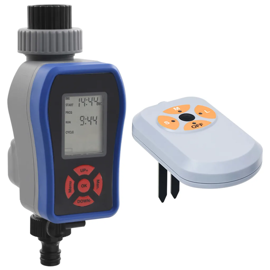 vidaXL digital vandingstimer med 1 slangeudtag og fugtsensor