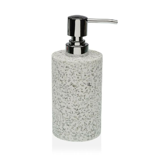 Sæbedispenser Versa Hvid Plastik Harpiks (7,4 x 17,5 x 7,4 cm)