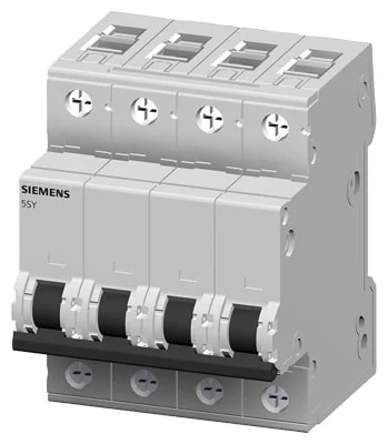 Automatsikring C 50A, 3P+N, 6kA, 5SY6650-7