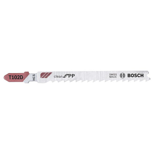 Bosch Stiksavklinge T102d Clean Pp 5stk - 2608667444