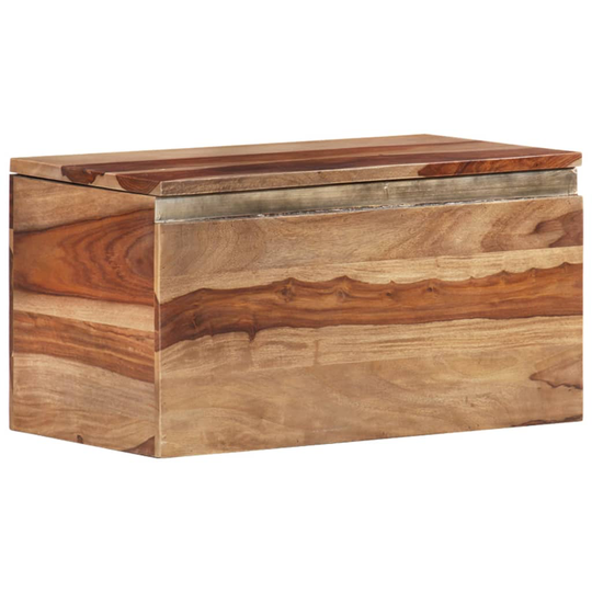 vidaXL opbevaringskiste 57 x 30 x 30 cm massivt sheeshamtræ
