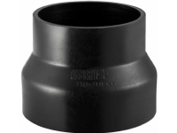 90 x 56 mm Reduktion centrisk sort PEH Geberit