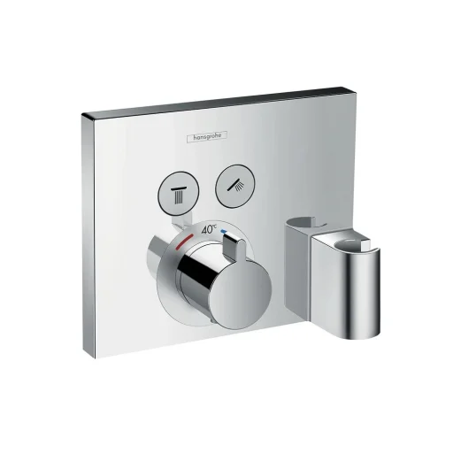 Hansgrohe ShowerSelect brusebatteri t/indbygning m/bruseholder, krom
