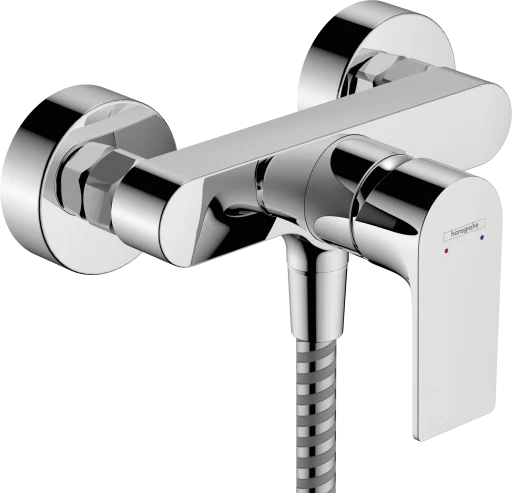 Hansgrohe Rebris E brusebatteri, krom