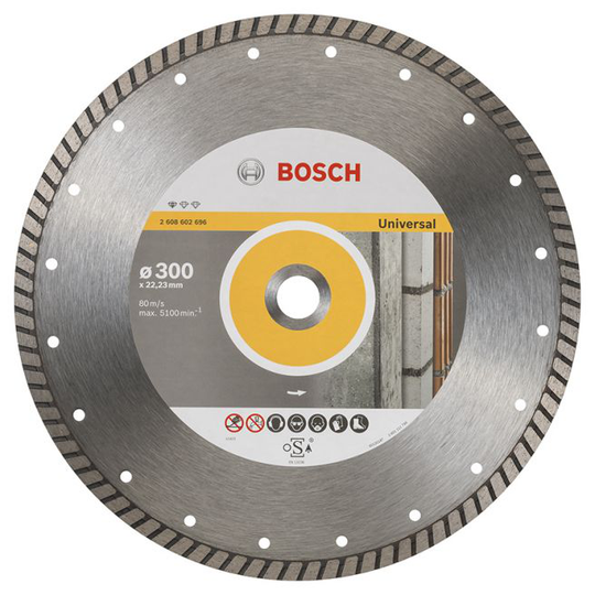 Bosch Diamantskive 300mm Prof Universal Turbo - 2608602696