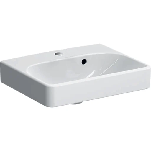 smyle square vask asym. 45x36cm, hvid