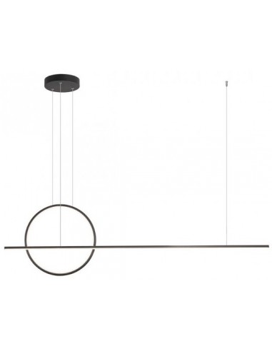 GIOTTO Langbordspendel i aluminium B143 cm 46W LED - Mat sort