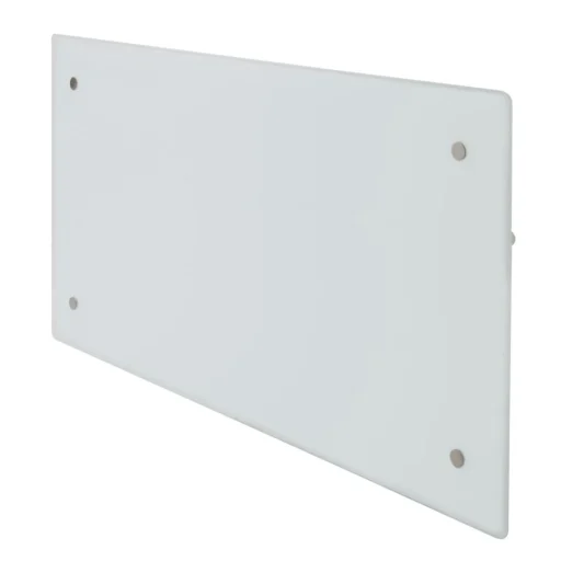 Adax Clea H El-radiator med termostat og WiFi 800W/400V, Hvid glas - 10 m²