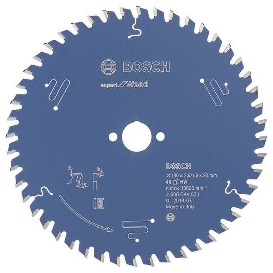 Bosch Rundsavsklinge 180x20x2.6mm 48t Exp Wood - 2608644031