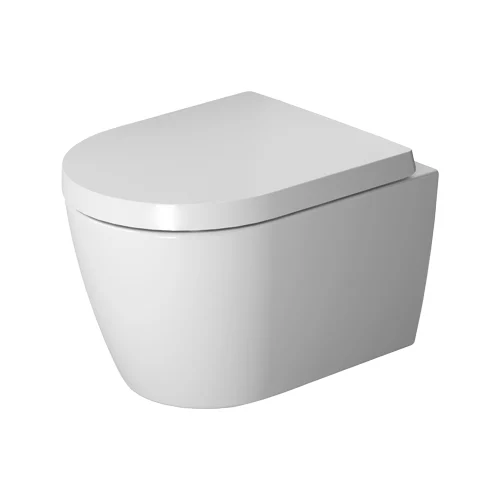 Duravit ME by Starck Compact væghængt toilet, rimless, hygieneglaze, hvid