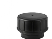 56 mm Slutmuffe komplet sort PEH Geberit