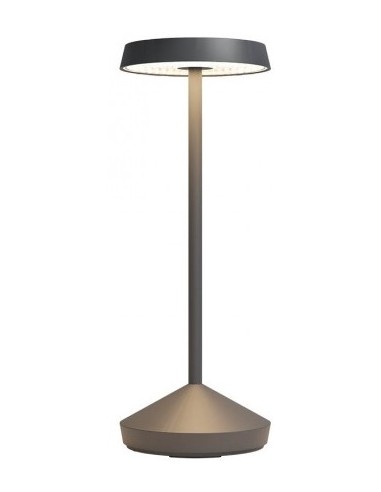 SOPHIE Trådløs udendørs bordlampe i aluminium H29,5 cm 1 x 2,2W SMD LED - Mat mørkegrå