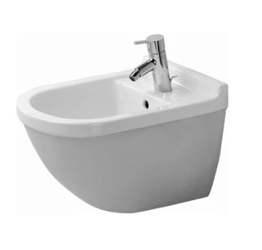 Duravit Starck 3 væghængt bidet m/skjult montering