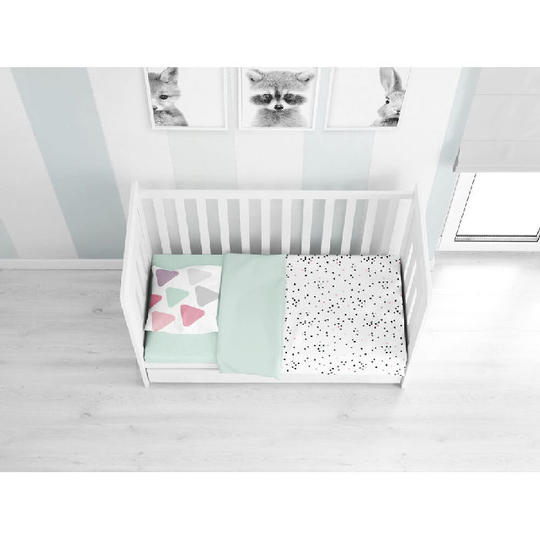 Quilttæppe til tremmeseng Naturals Julie (115 x 145 cm) (80 cm tremmeseng)
