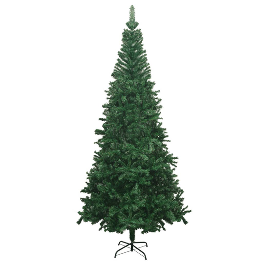 vidaXL kunstigt juletræ L 240 cm grøn