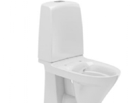 IFØ Ifö Spira gulvstående toilet med lukket S-lås - helt uden skyllekant - 4/2 liter skyllevolume. Høj model.