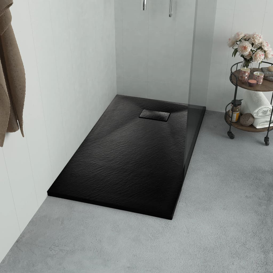 vidaXL brusekar SMC 90 x 80 cm sort