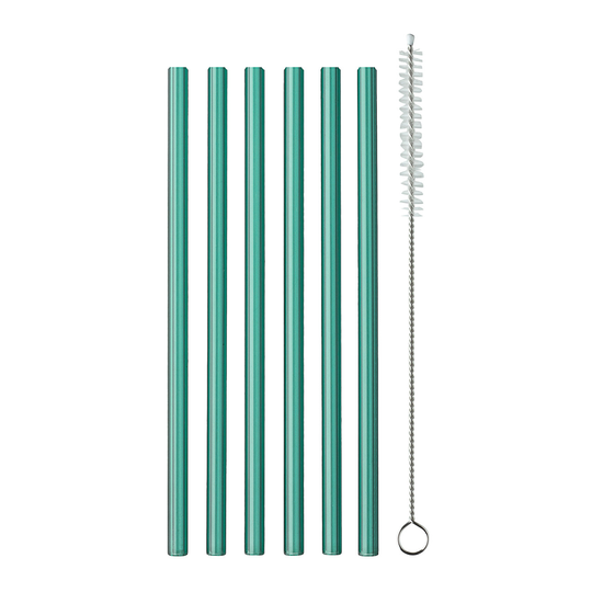 SINNERUP Barista korte glassugerør 6 stk. (AQUA, ONESIZE)