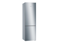 Bosch Serie | 6 KGE39AICA - Køleskab/fryser - bund-fryser - bredde: 60 cm - dybde: 65 cm - højde: 201 cm - 343 liter - Klasse C - rustfrit stål