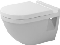 DURAVIT Starck 3 hængeskål med WonderGliss. Boltafstand 180 mm.