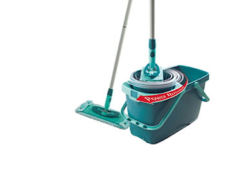 Gulvmoppe + Spand Grøn Leifheit